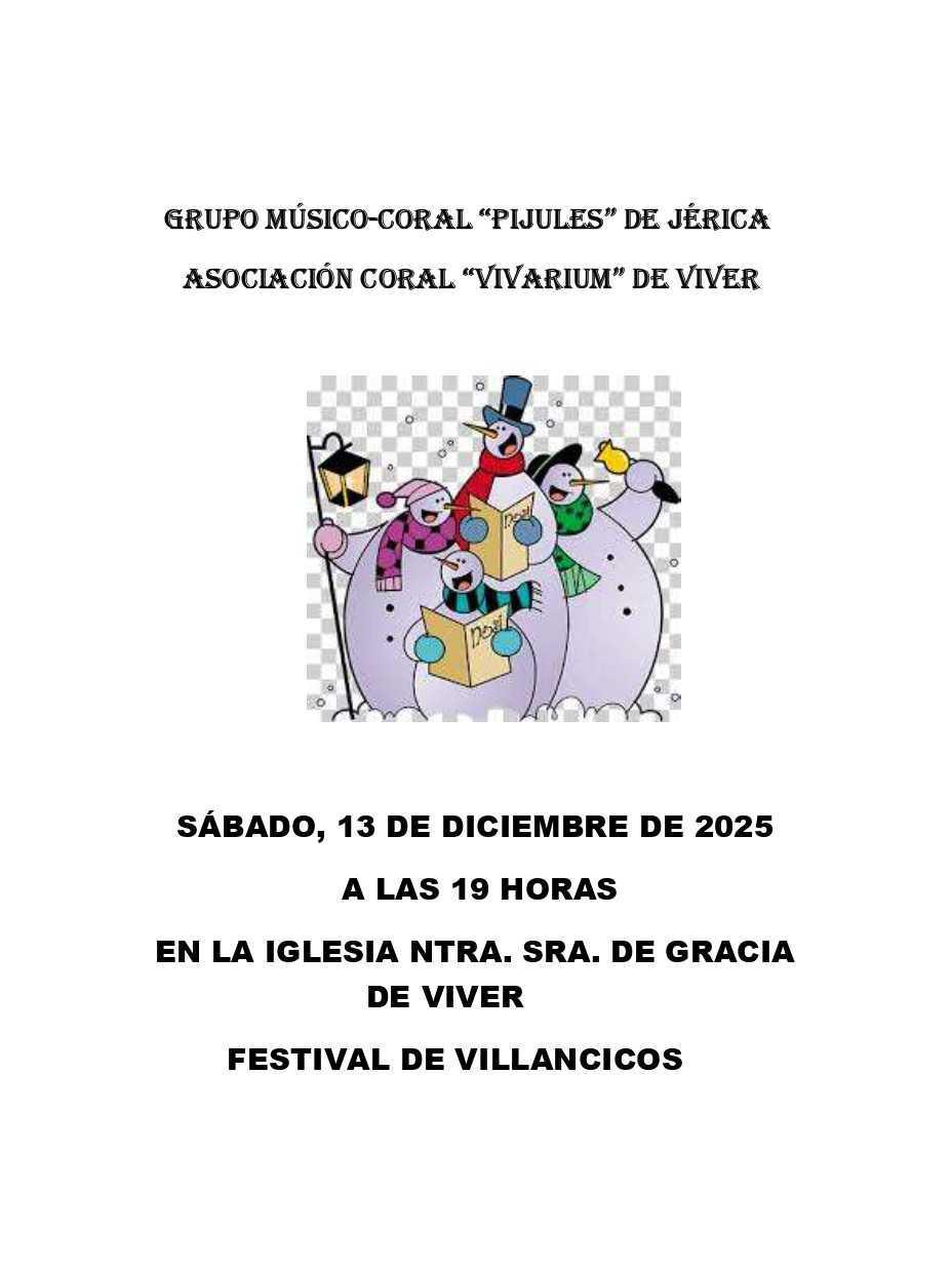 Festival de Villancicos de la Coral de Viver y Jérica