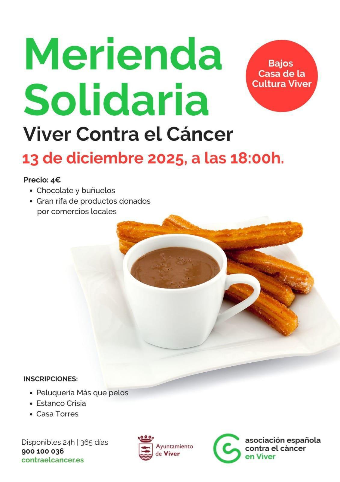 Merienda solidaria AECC