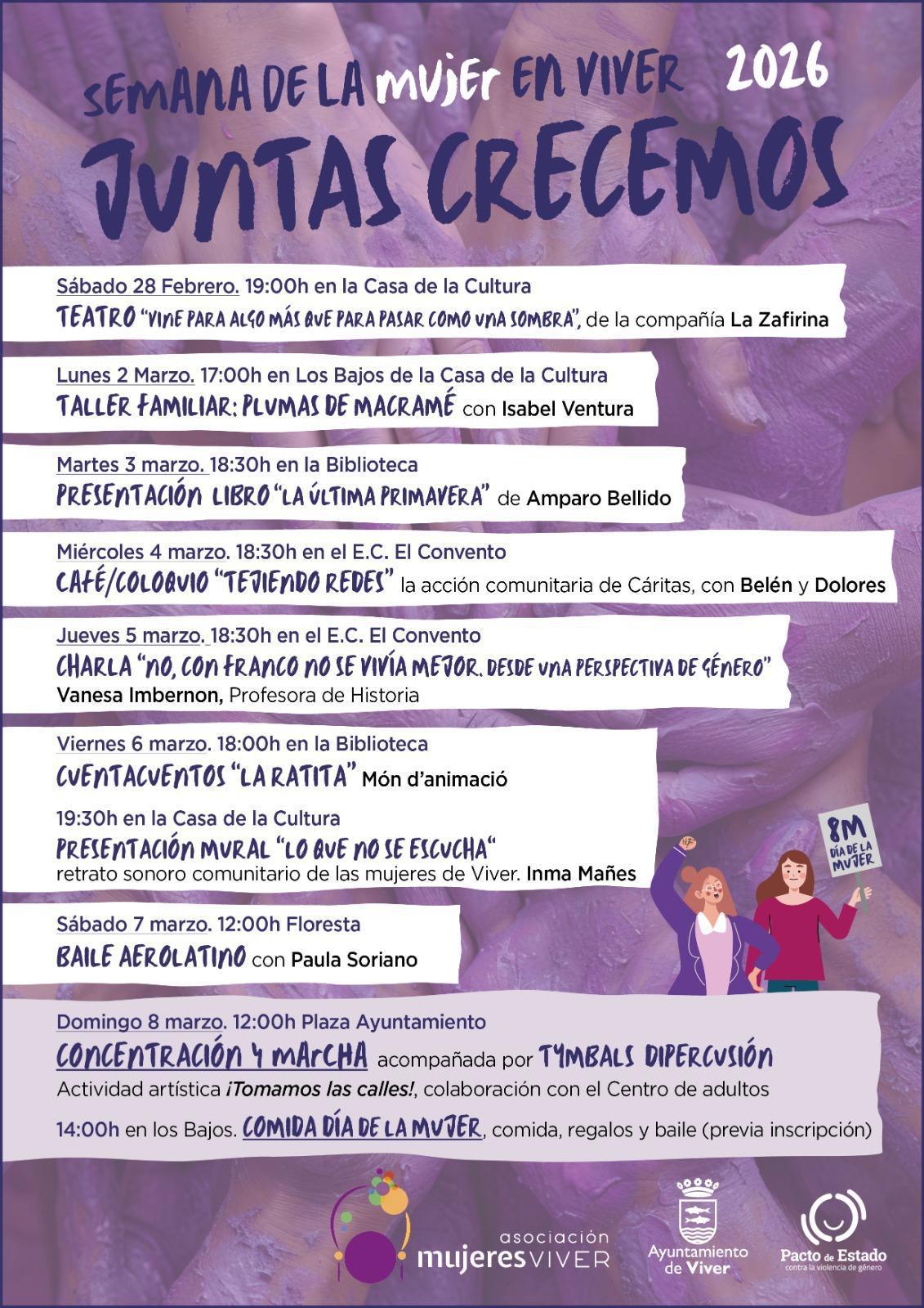 Semana de la mujer en Viver 2026