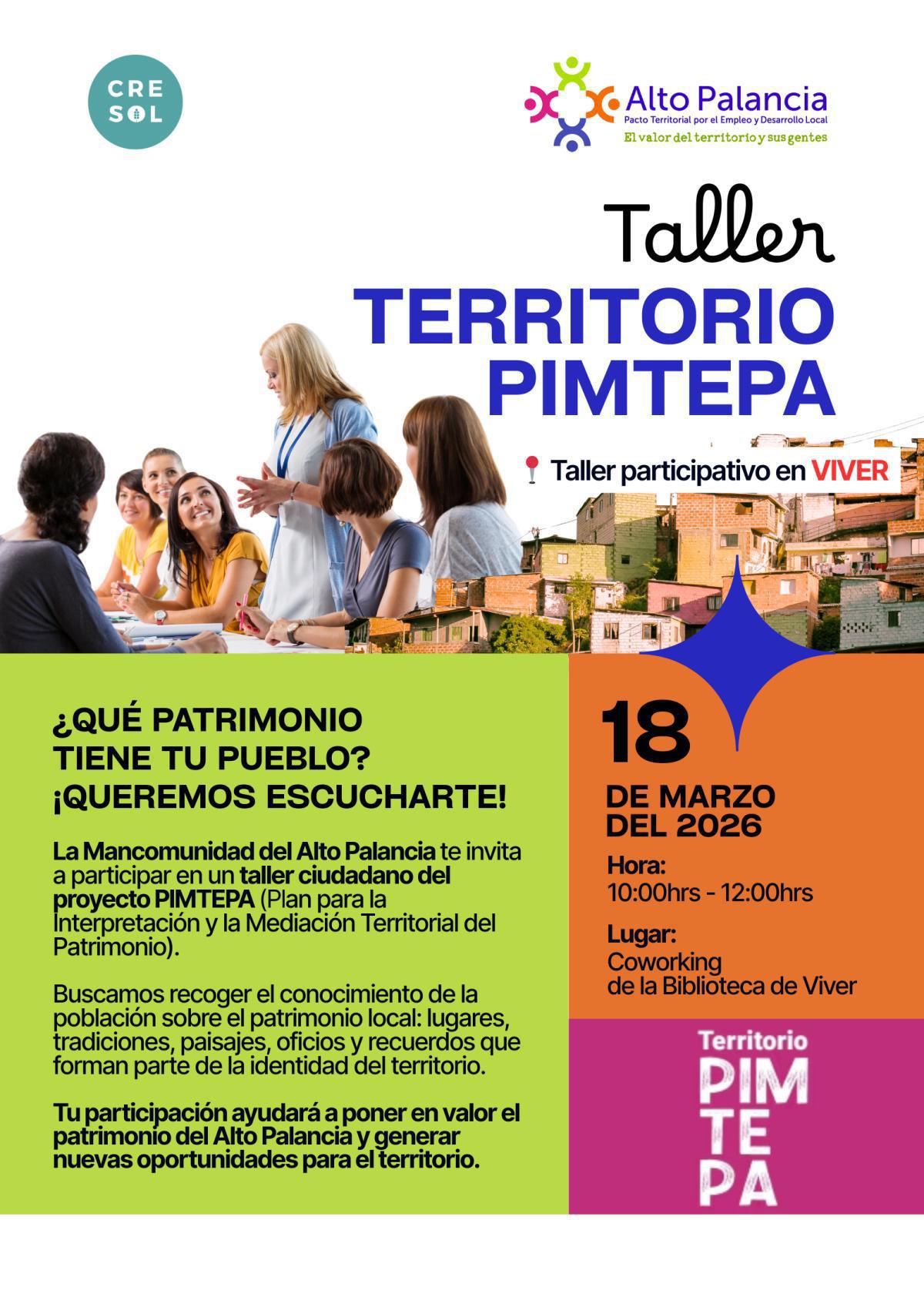 Taller: Territorio PIMTEPA