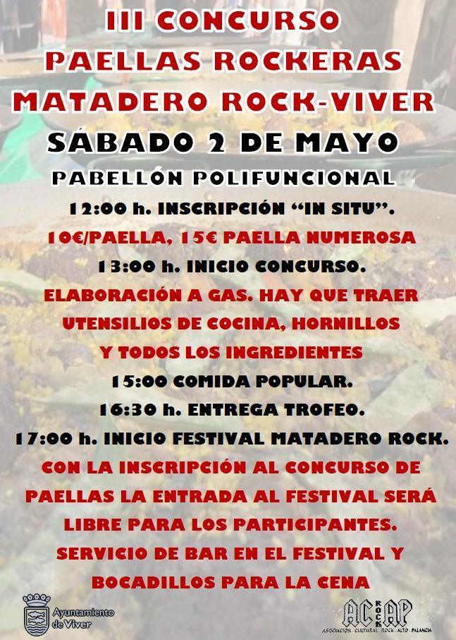 III Edición Matadero Rock de Viver III Edición Matadero Rock de Viver
