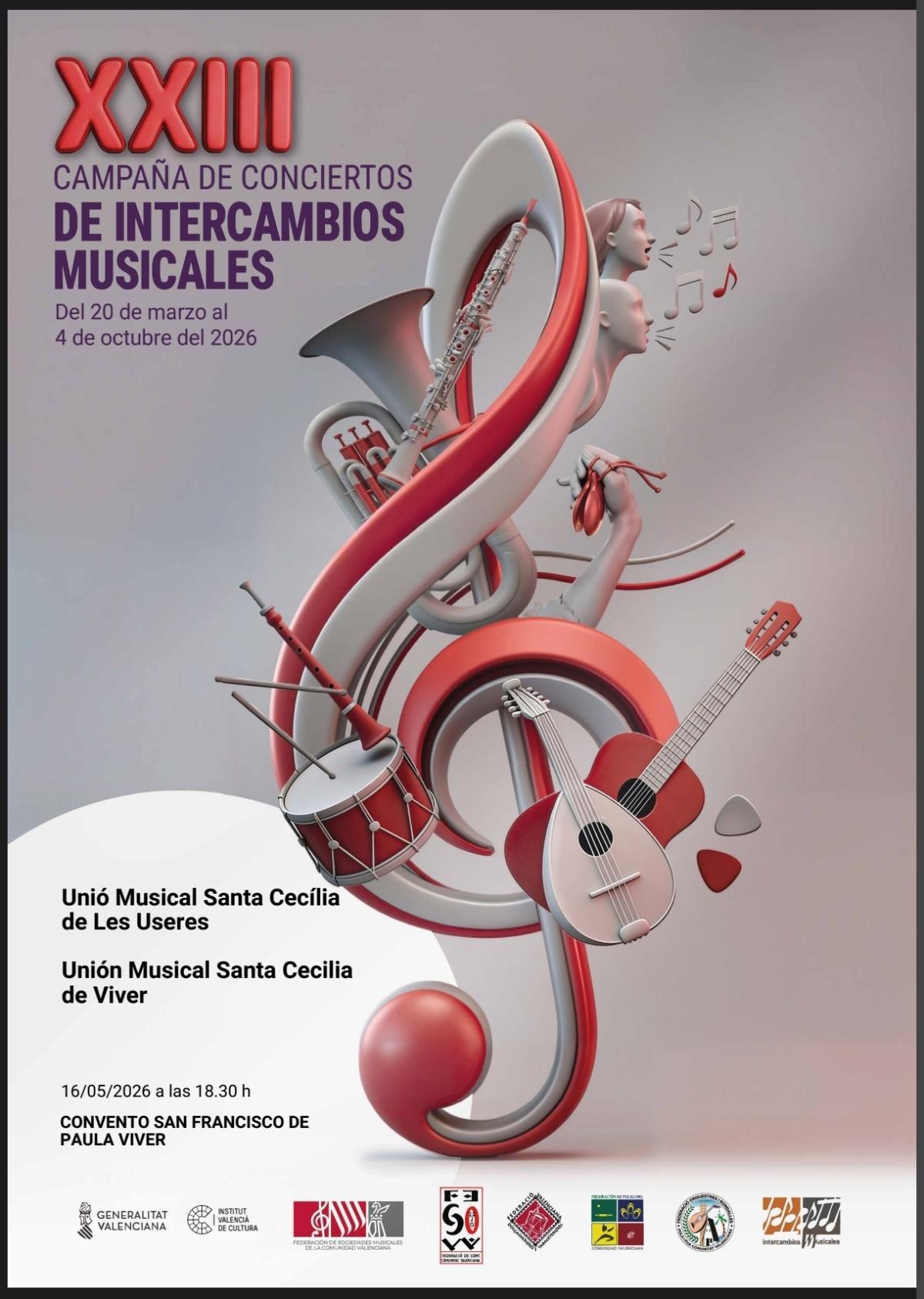 Intercambios musicales de las UMSC de Viver y Les Useres