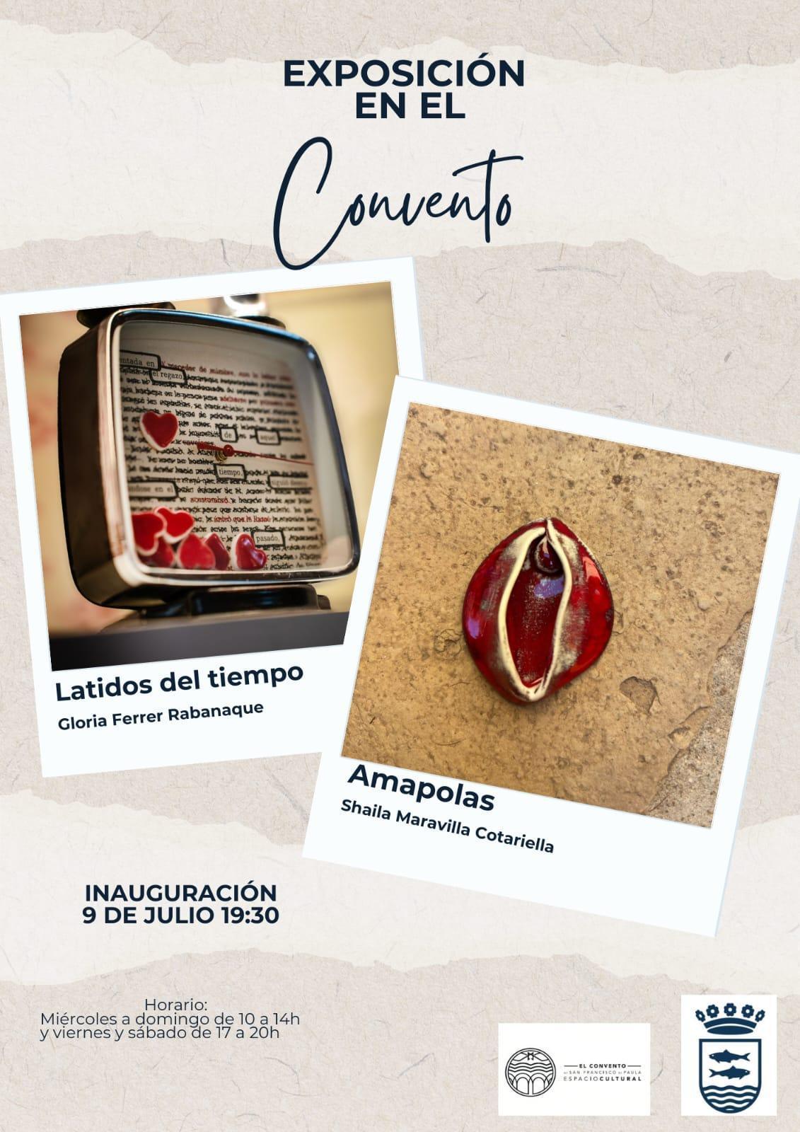 Exposición: "Latidos del tiempo" y "Amapolas"