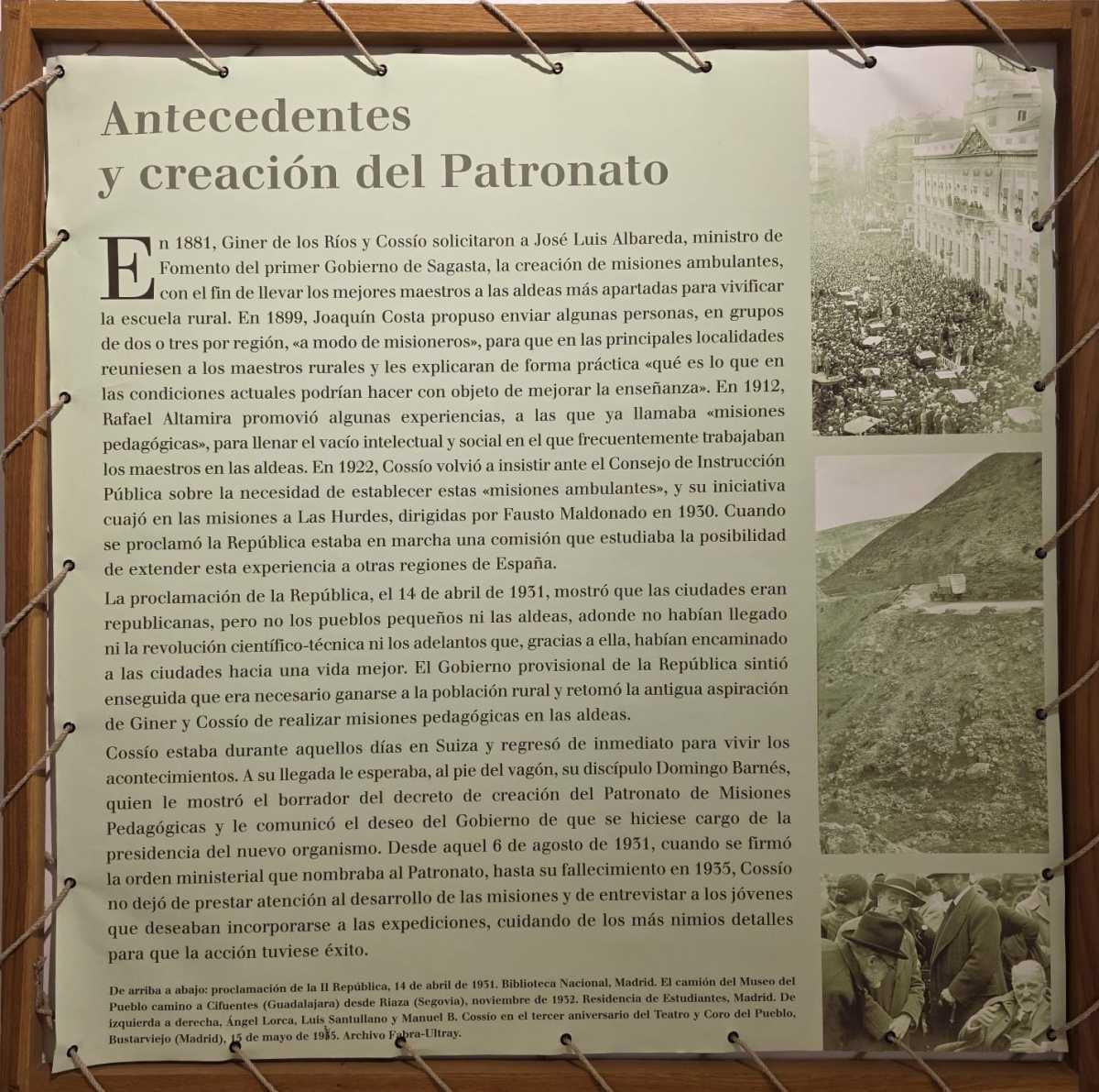 Misiones pedagógicas en Viver. 90 años después