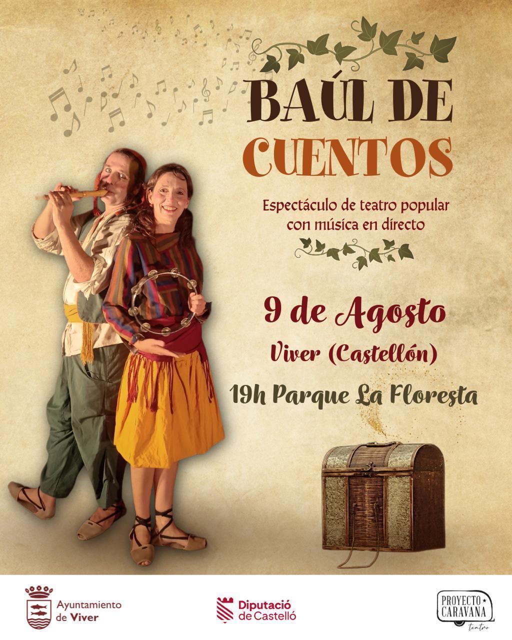 BAÚL DE CUENTOS. Teatro con música en directo