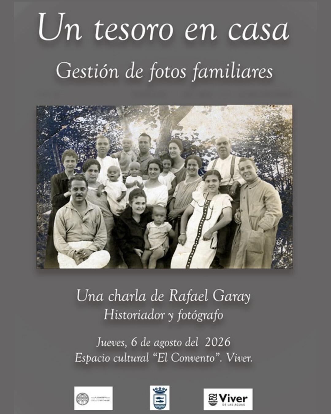 Charla: Un tesoro en casa. Gestión de fotos familiares