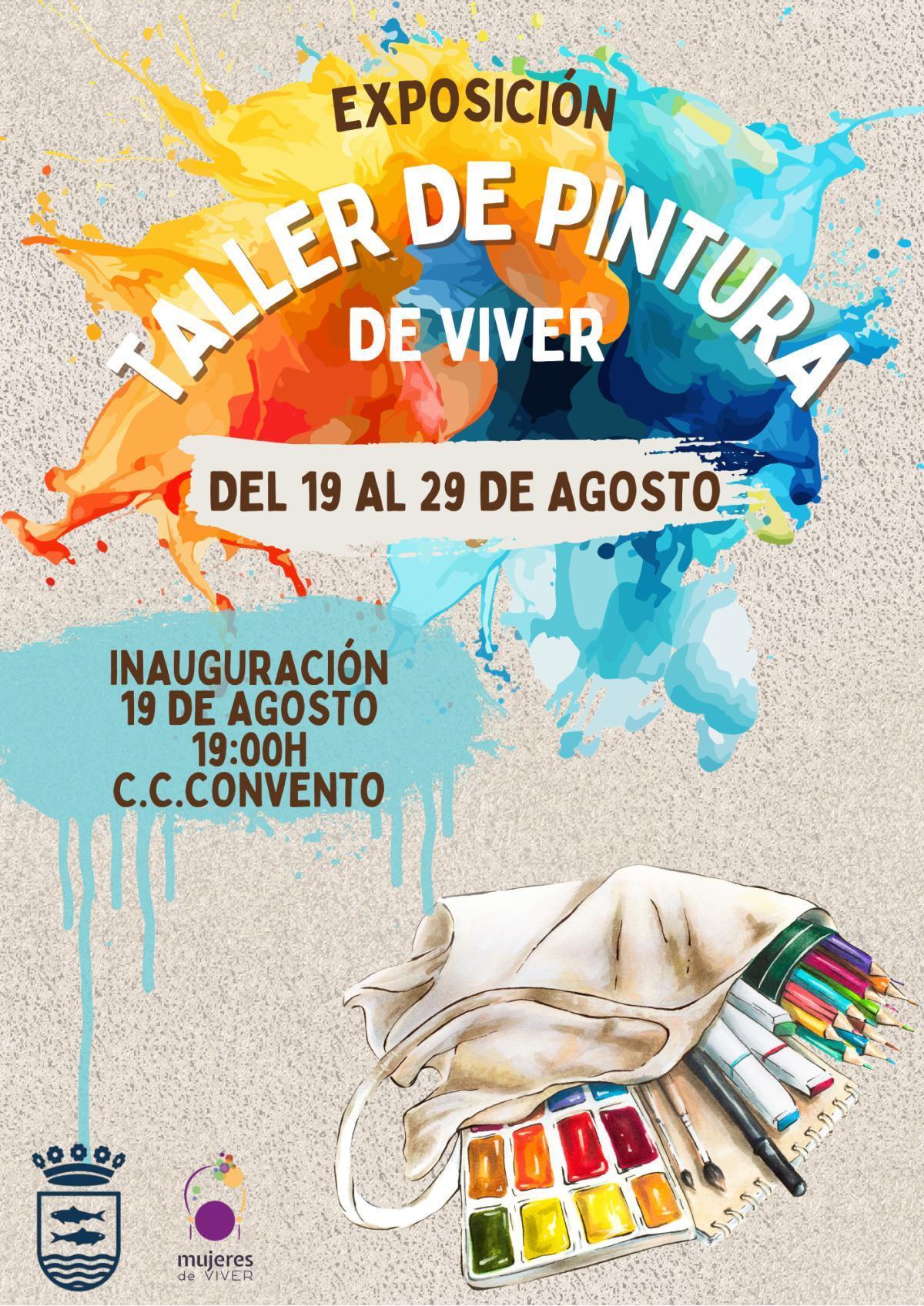 Exposición Taller de pintura de Viver