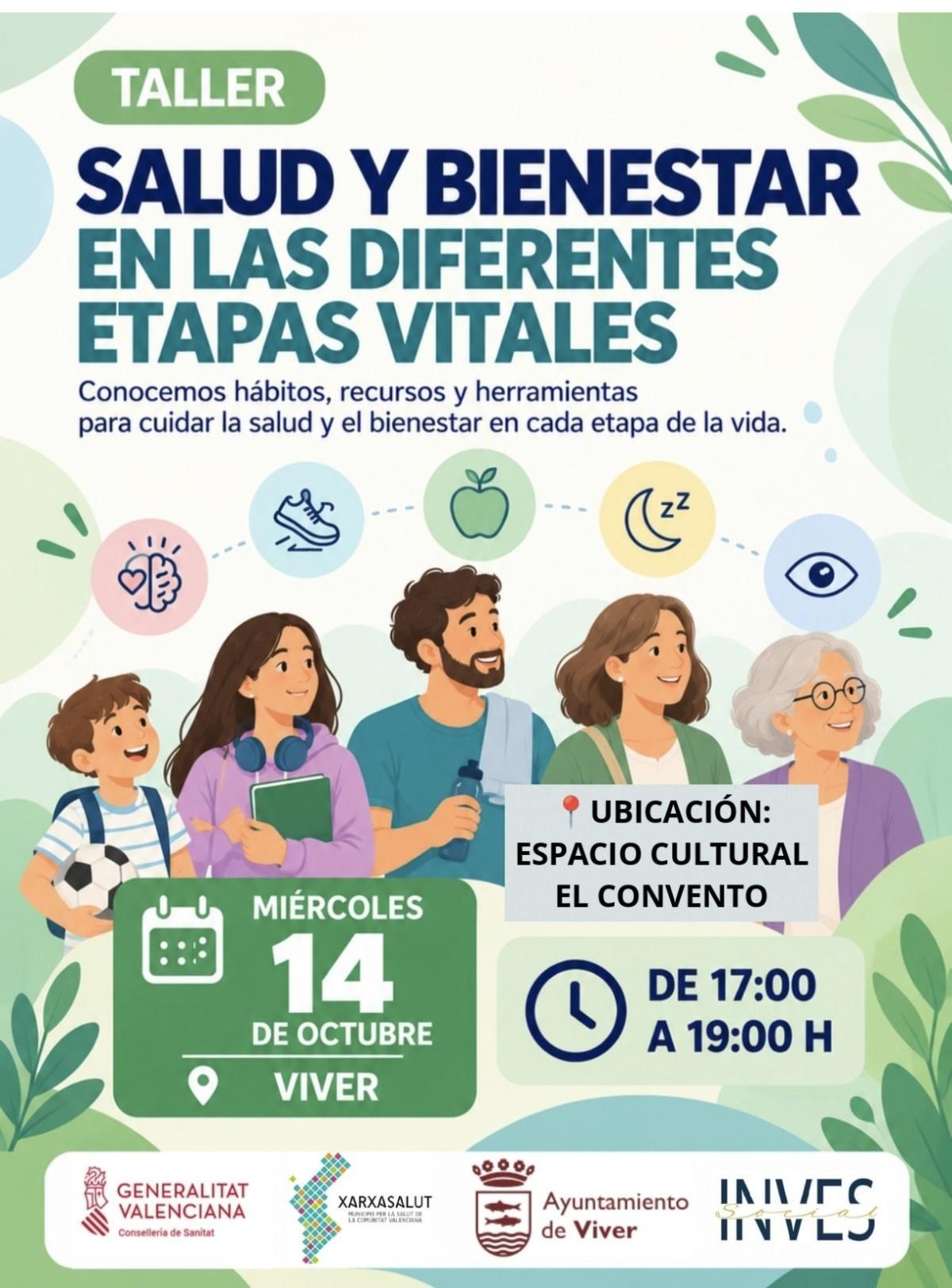 Taller: Salud y bienestar en las diferentes etapas vitales
