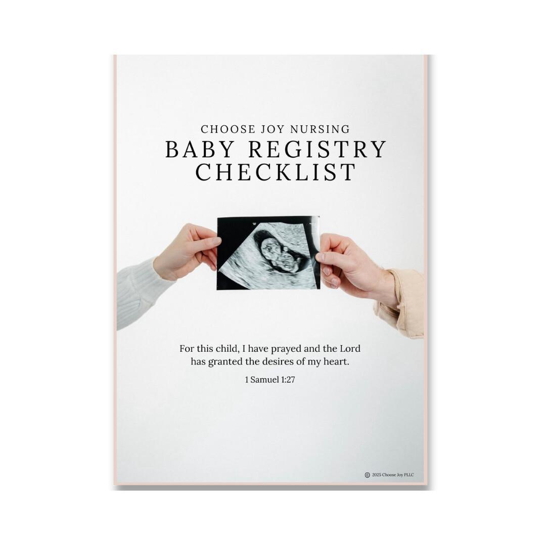 Baby Registry Checklist