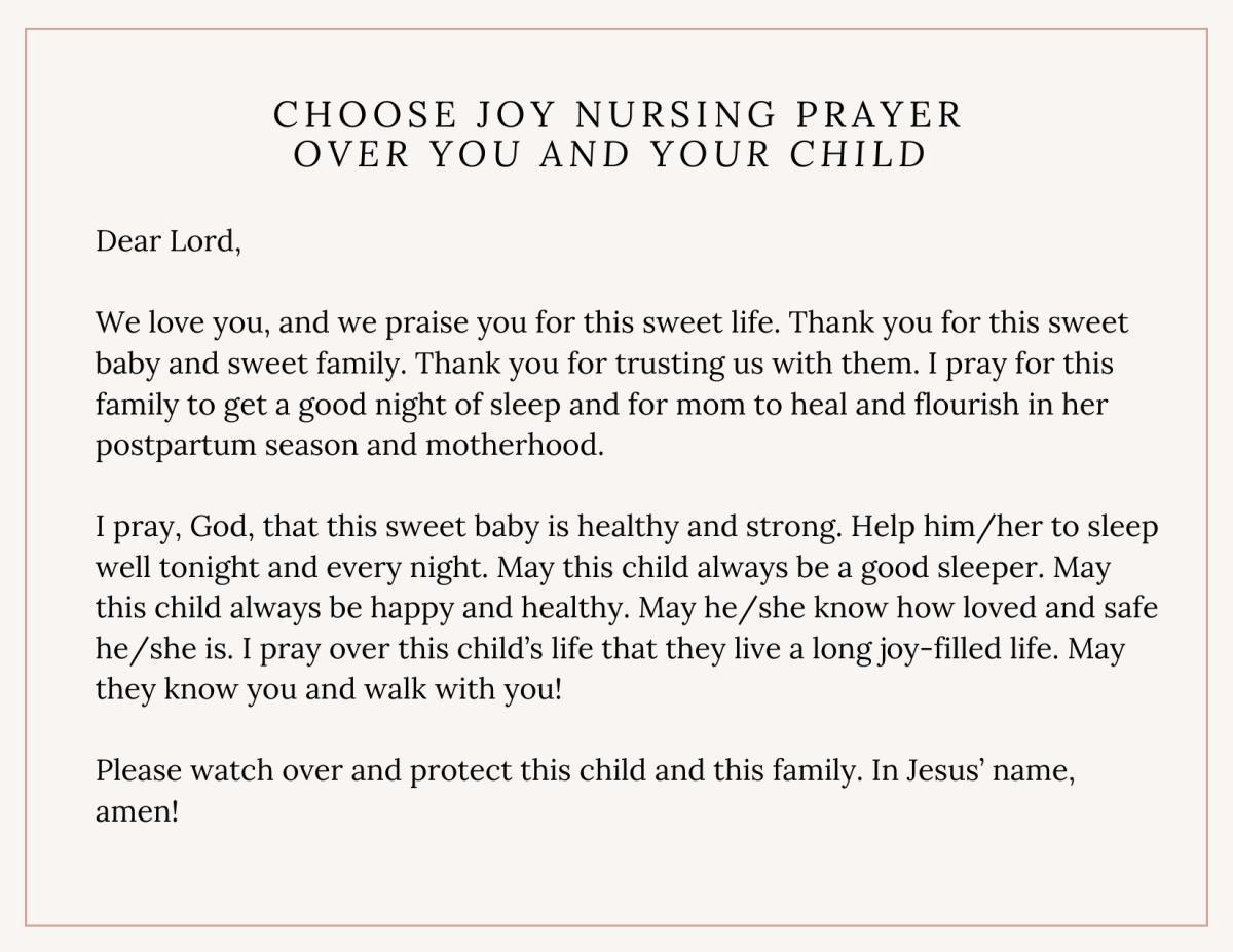 Prayer for Your Child