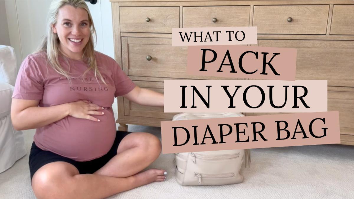 What to Pack in Your Diaper Bag for the Hospital