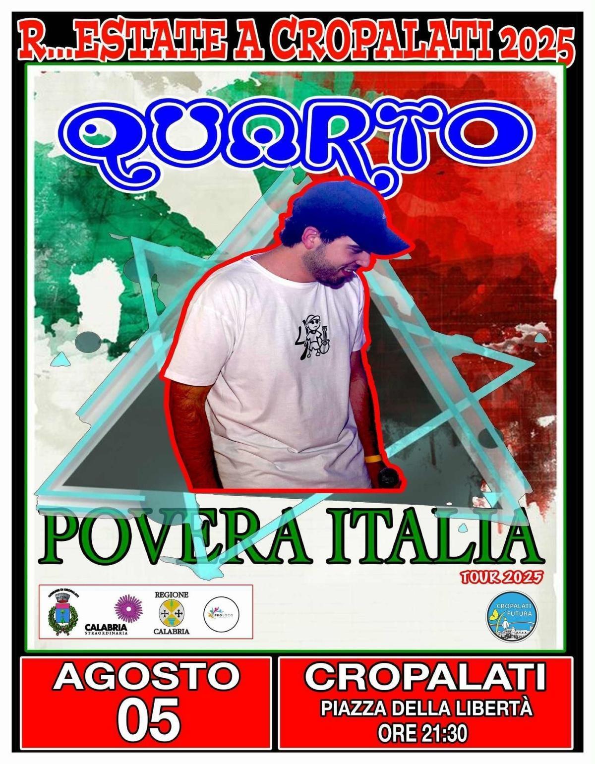 Quarto - Povera Italia (inizio ore 21.30)