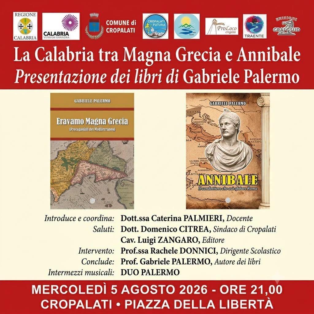 La Calabria Tra Magna Grecia Ed Annibale - R…ESTATE a Cropalati” Inizio ore 21.00)