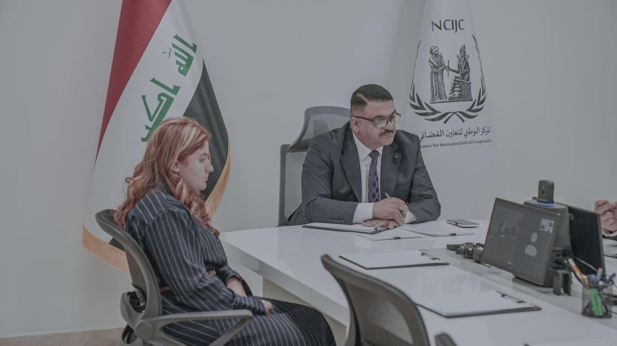 المركز الوطني للتعاون القضائي الدولي يوثق شهادة احدى ناجيات السبي من المكون الايزيدي