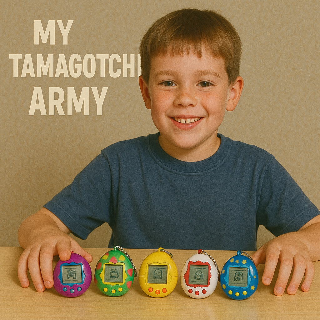 My Tamagotchi Army These little guys were my entire life strategy in Grade 4.