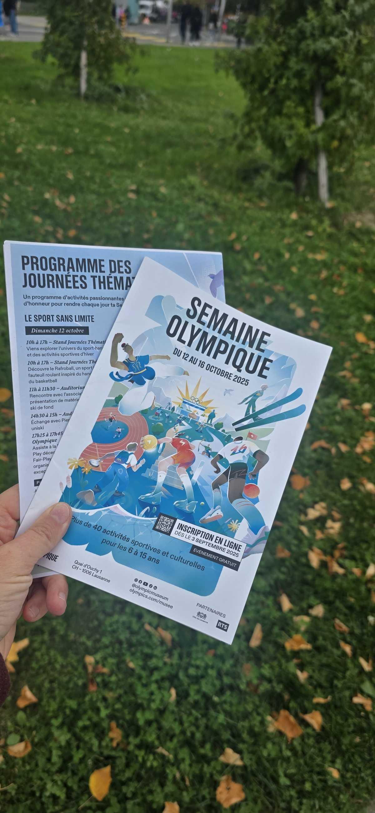 đ
Semaine Olympique pour les enfants Ă Lausanne ! đ
Semaine Olympique pour les enfants Ă Lausanne !