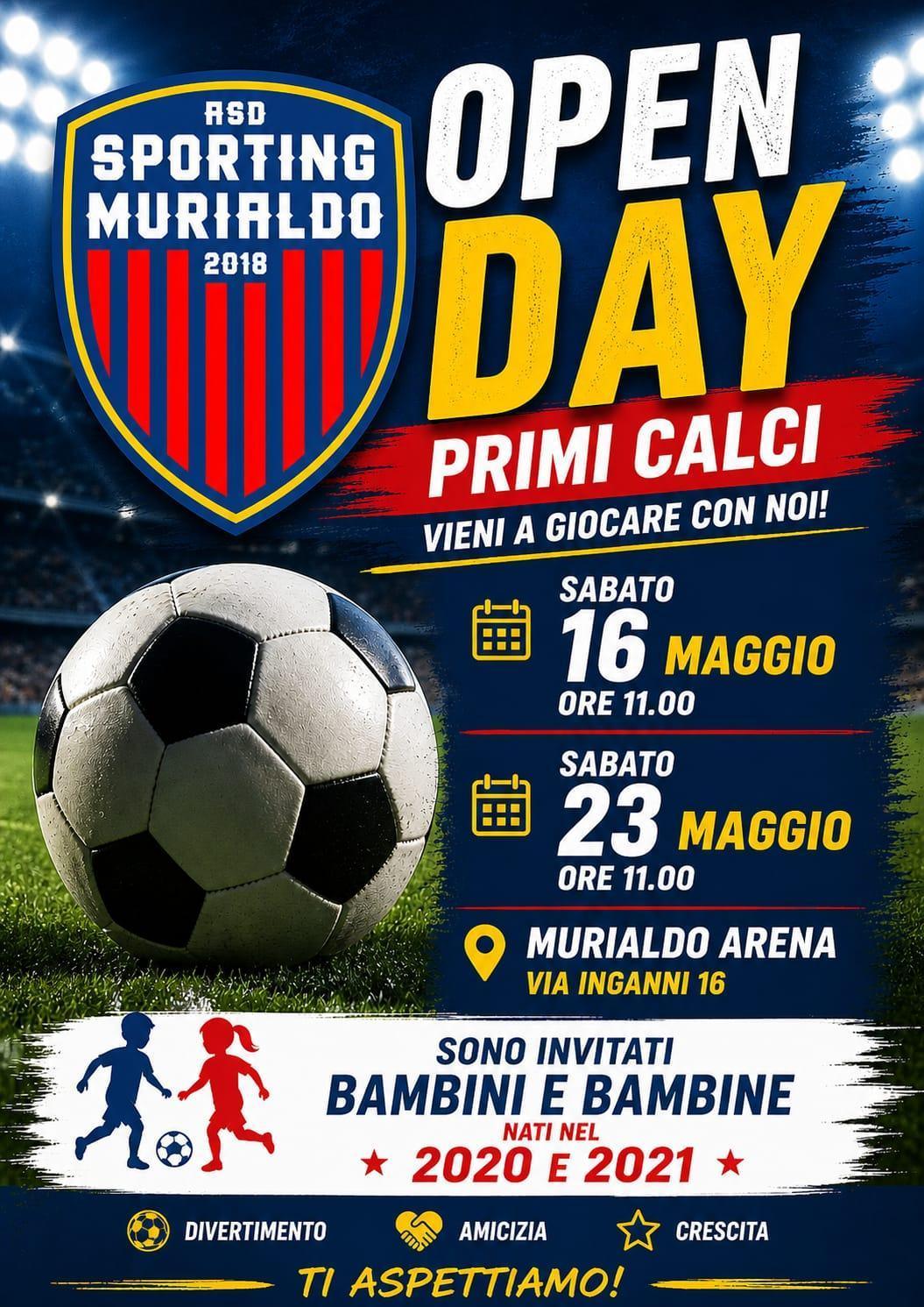 OPEN DAY Nuova Stagione 2026/27 OPEN DAY Nuova Stagione 2026/27