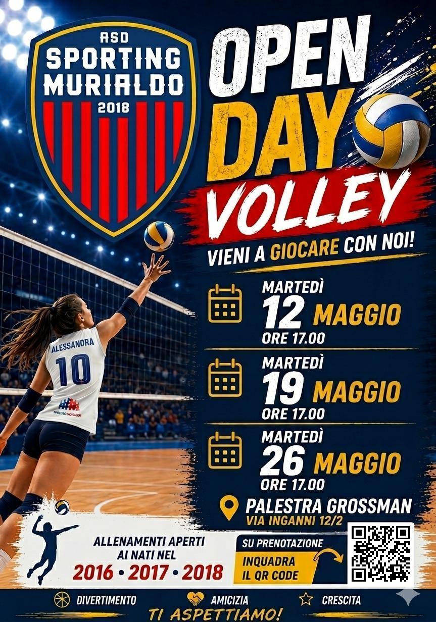 OPEN DAY Nuova Stagione 2026/27