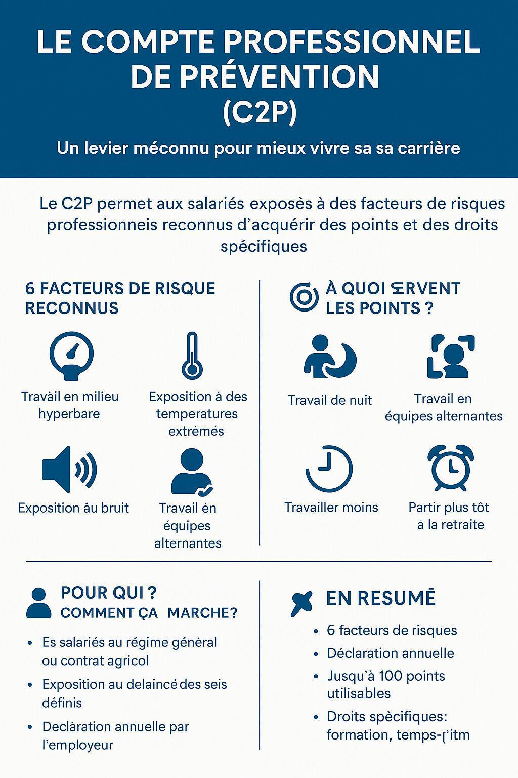 Le Compte Professionnel de Prévention (C2P) : un outil clé pour la gestion des risques professionnels