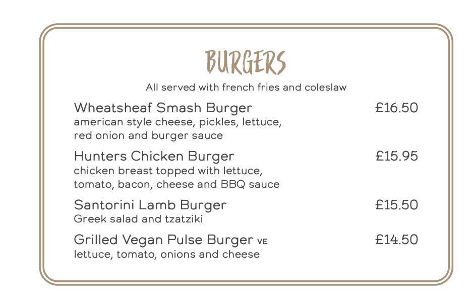 Main Meals 