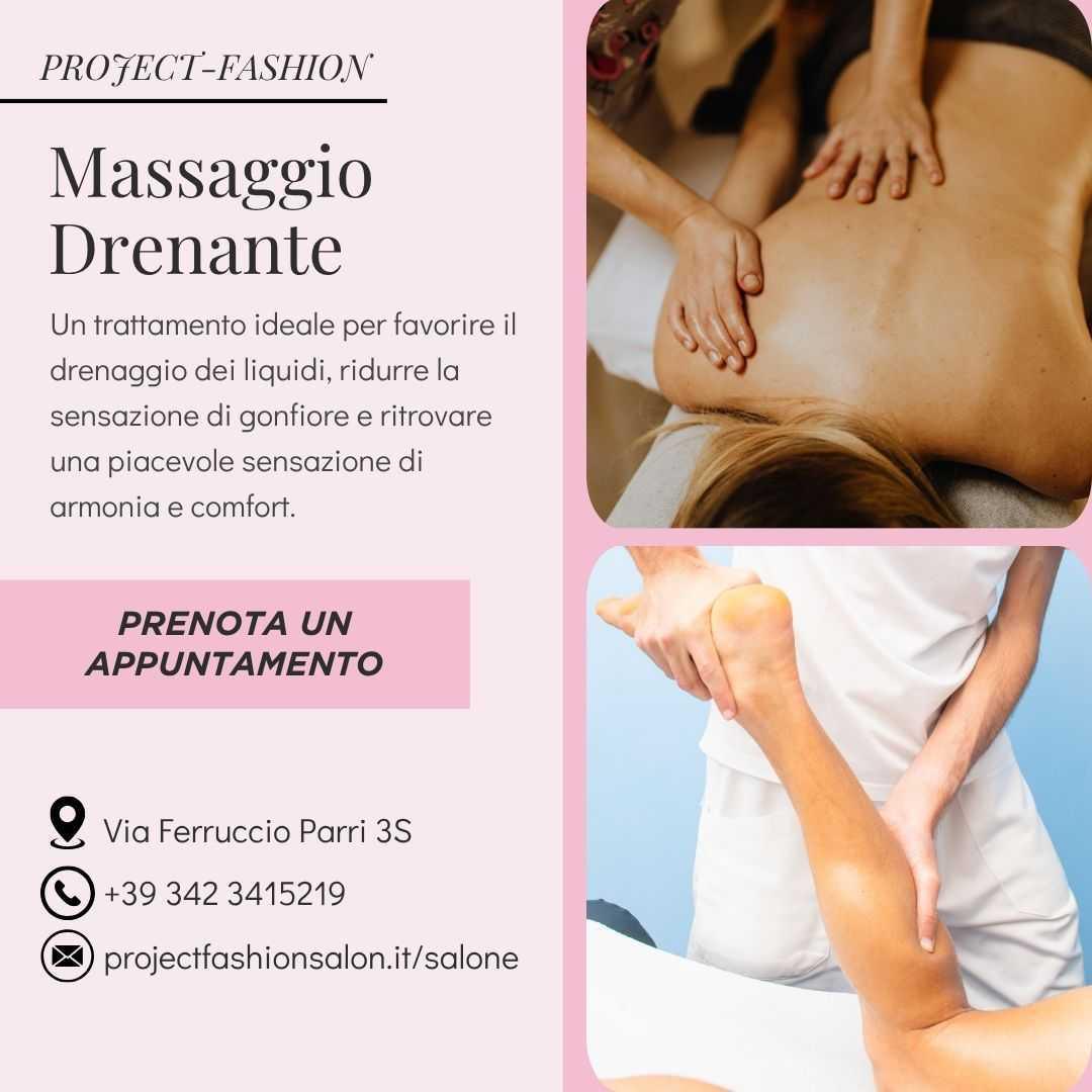 Massaggio drenante