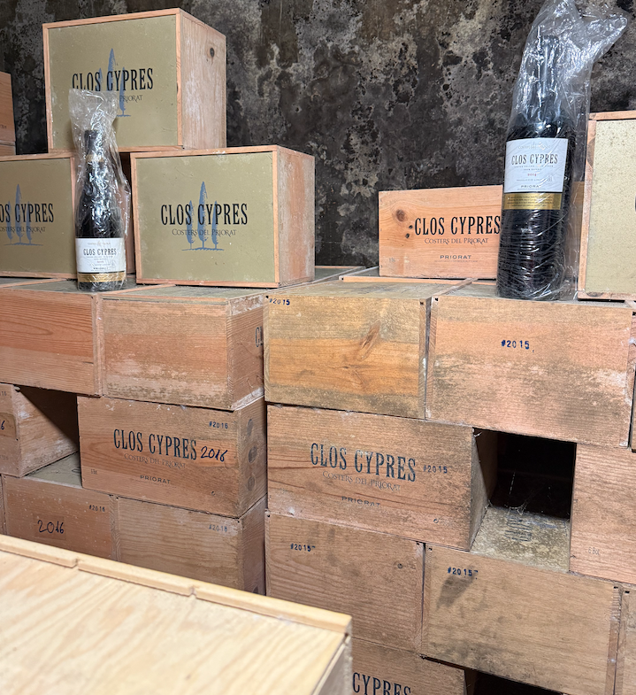 Caixes de vi al celler