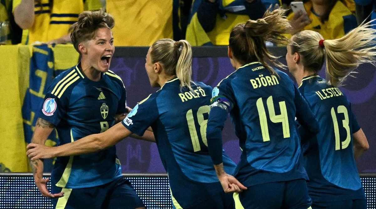 Polonia - Svezia 0-3: tre gol di testa qualificano le svedesi ai quarti.