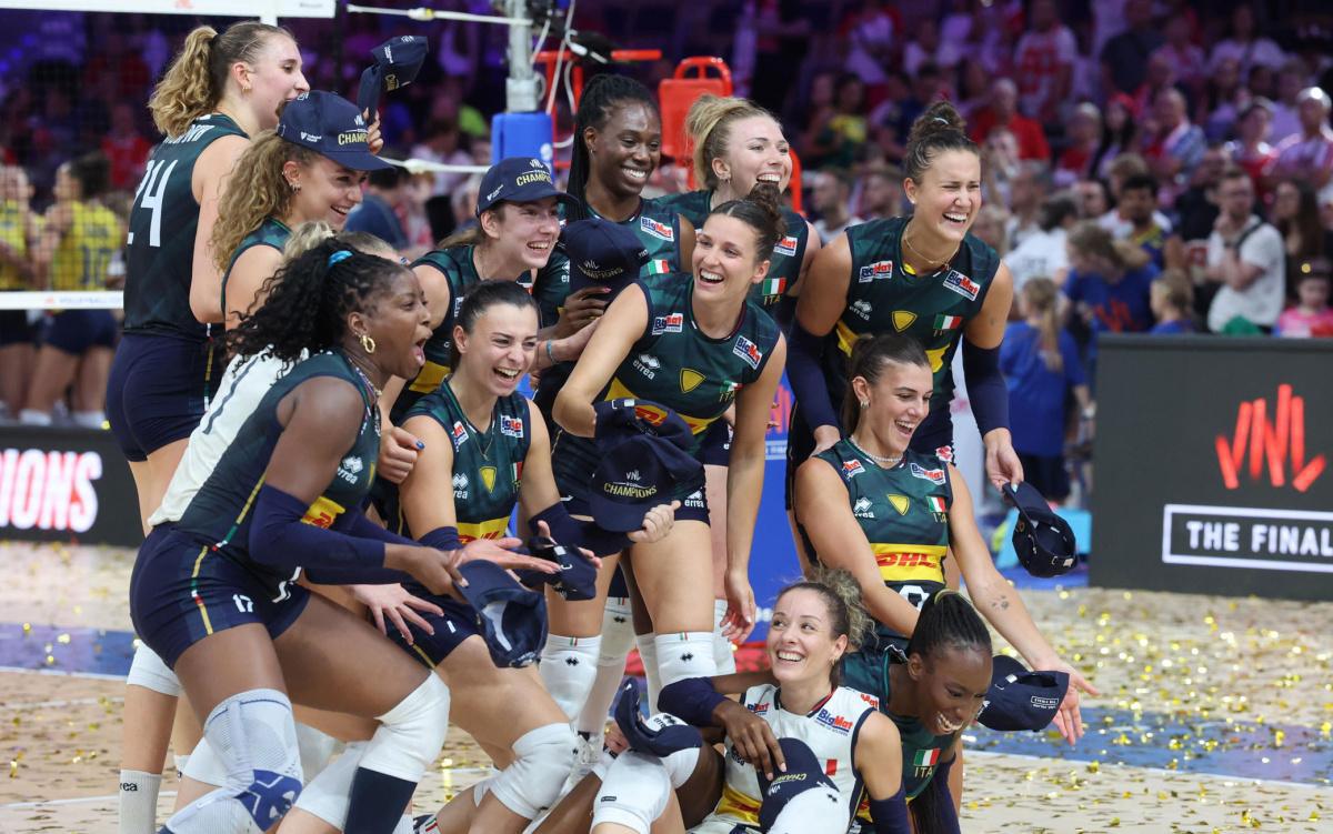 L'Italia Volley Femminile si Ripete: Il Brasile Si Arrende alla Furia Azzurra nella Finale di VNL 2025! L'Italia Volley Femminile si Ripete: Il Brasile Si Arrende alla Furia Azzurra nella Finale di VNL 2025!