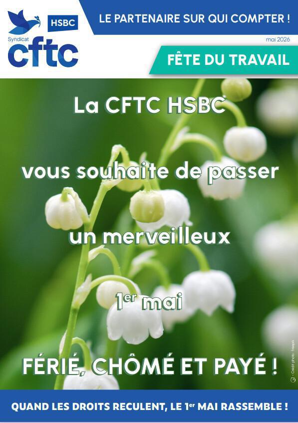 FETE DU TRAVAIL - 1er MAI