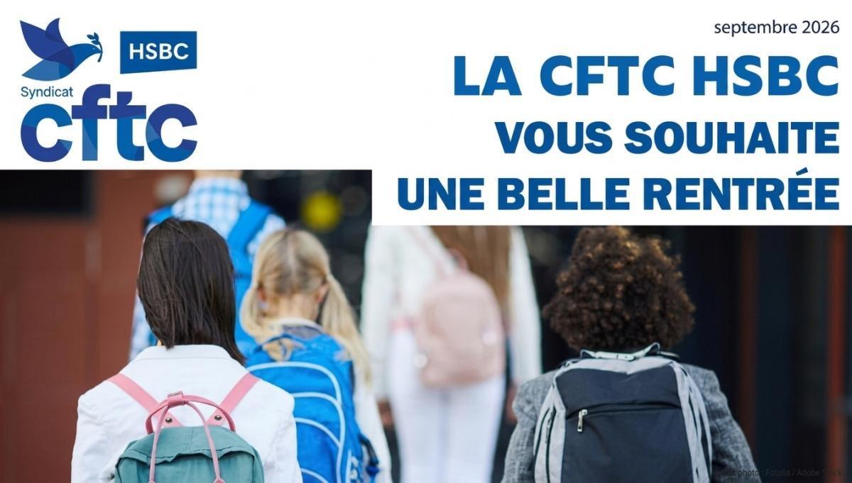 Rentrée septembre 2026