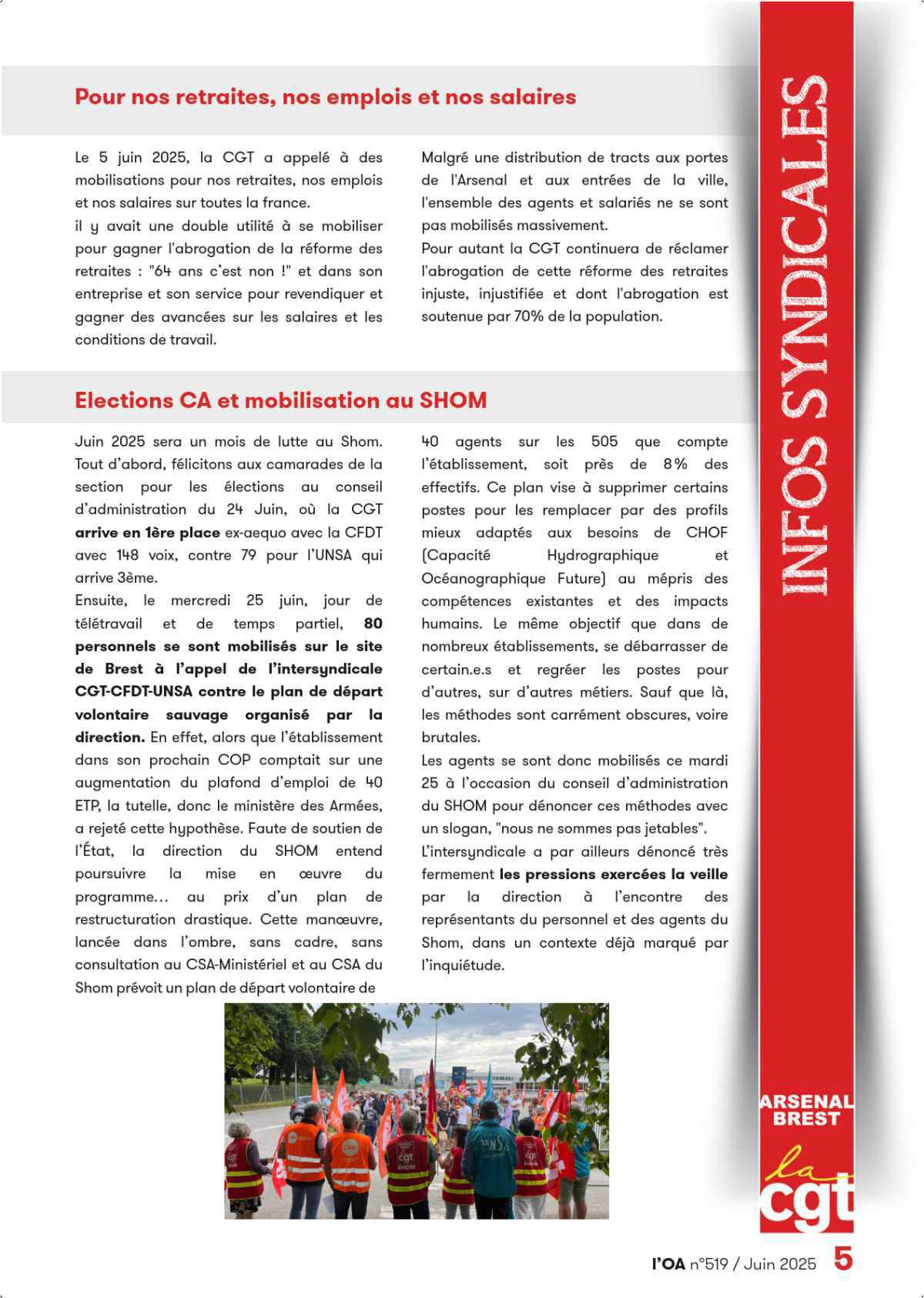 L'OA : Juin 2025