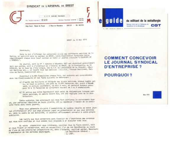 La création du journal Brestois "L'Ouvrier de l'Arsenal" La création du journal Brestois "L'Ouvrier de l'Arsenal"