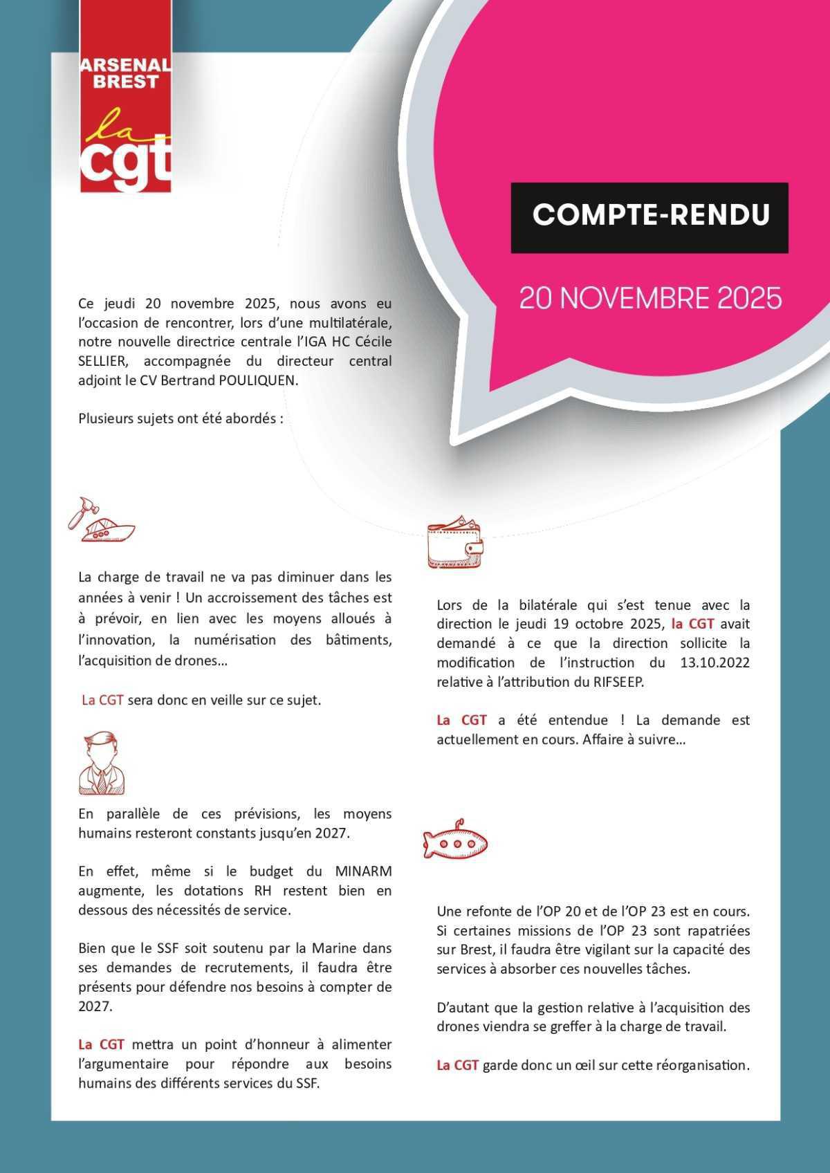 CR multilatérale DC SSF