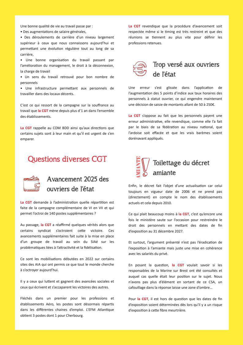 CSA de Base de défense du 27 novembre 2025