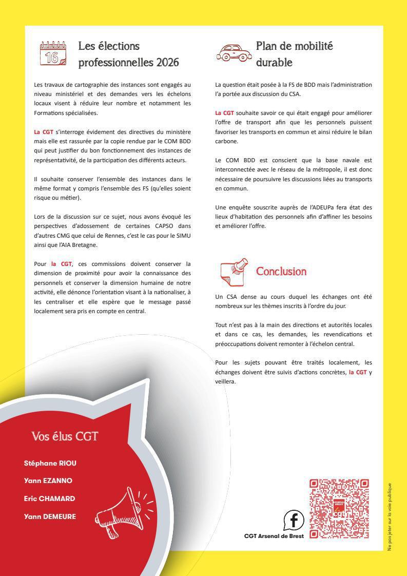 CSA de Base de défense du 27 novembre 2025