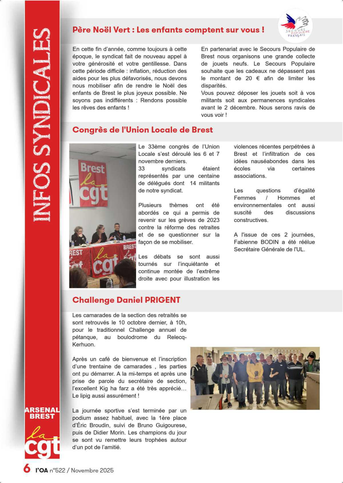 L'OA : Novembre 2025