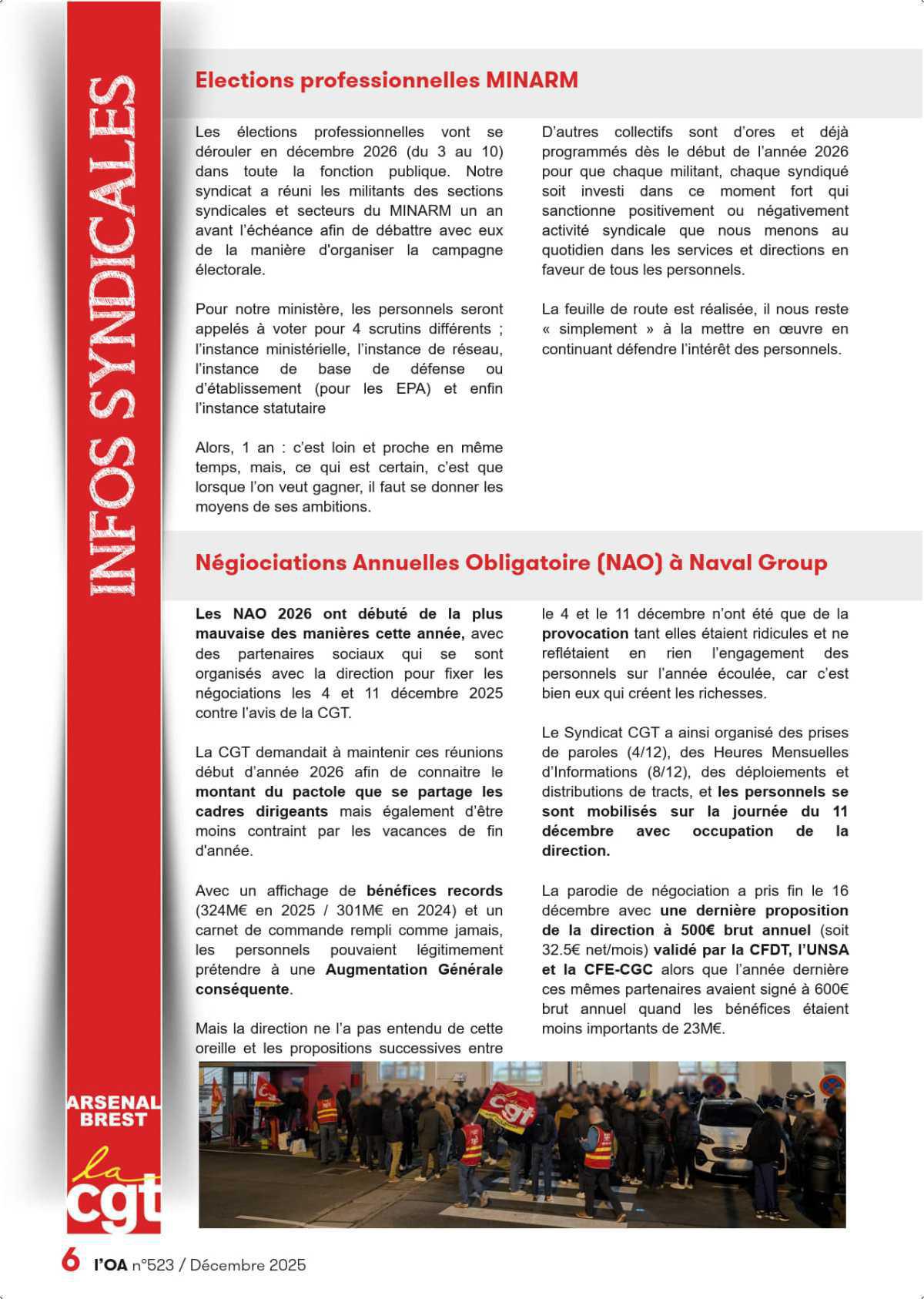 L'OA : Décembre 2025