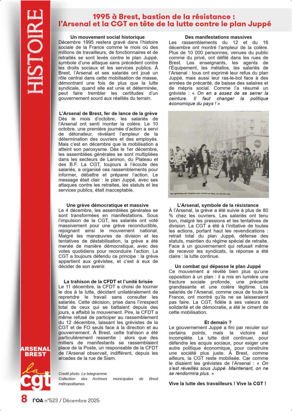 L'OA : Décembre 2025