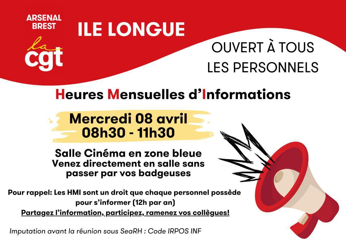 ILO : HMI le mercredi 08 avril 08h30-11h30