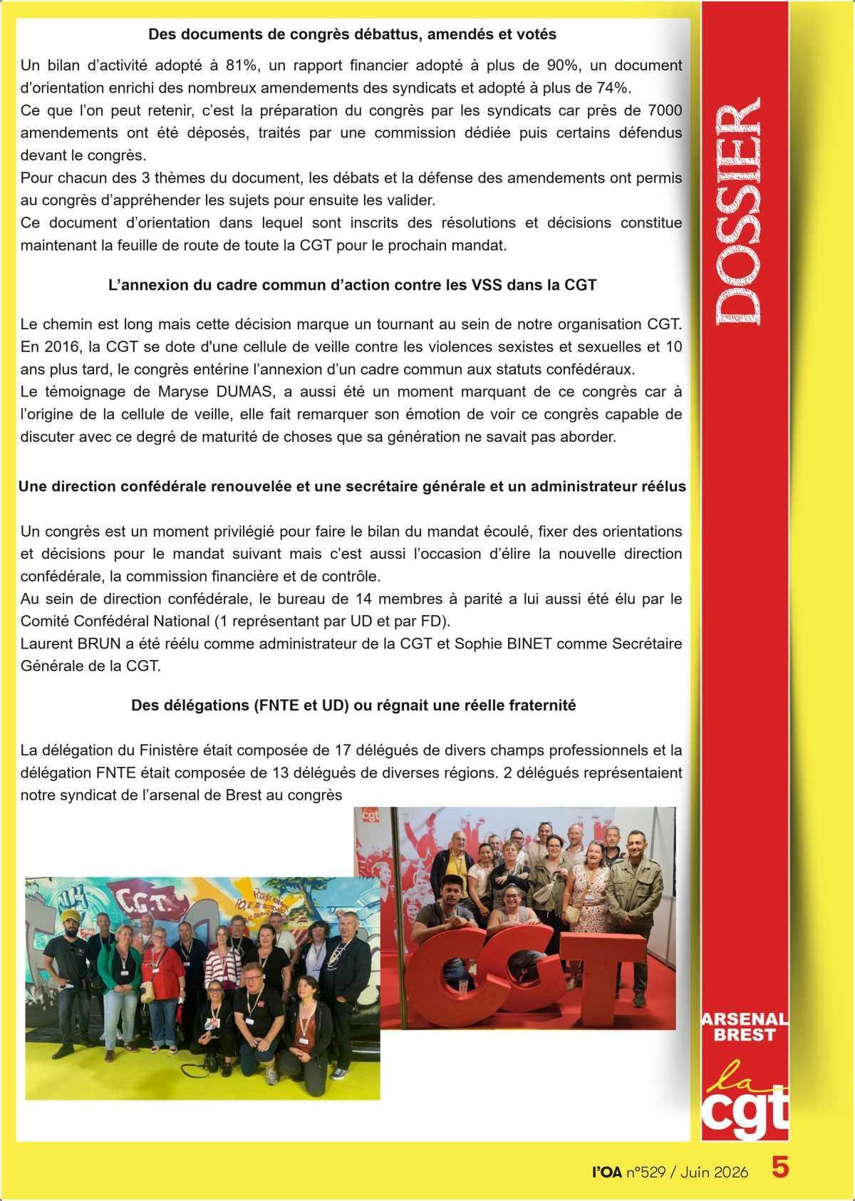 L'OA : Juin 2026