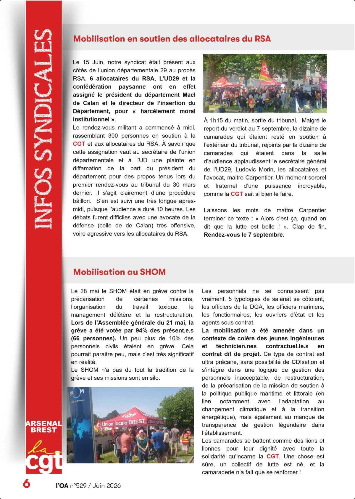 L'OA : Juin 2026