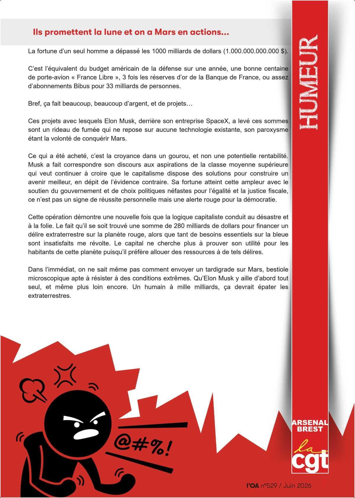 L'OA : Juin 2026