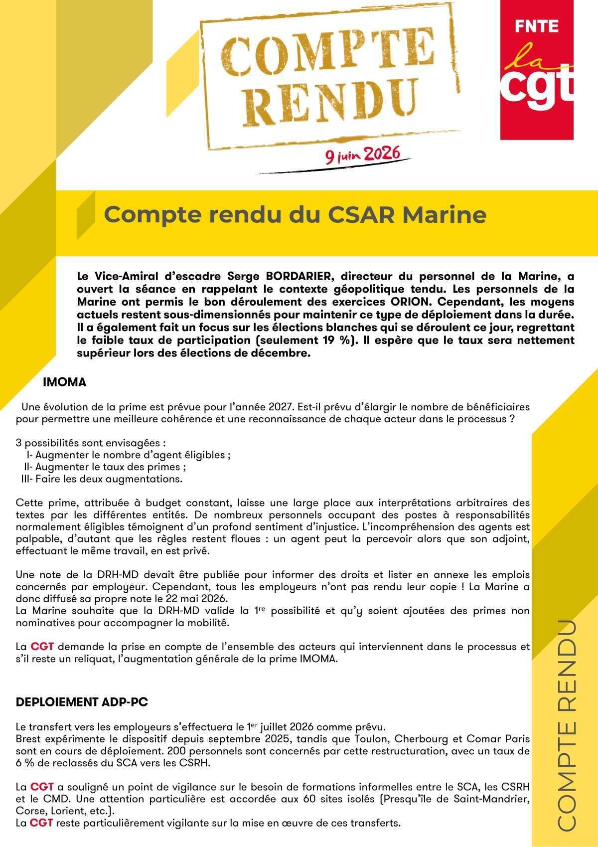 CSAR Marine