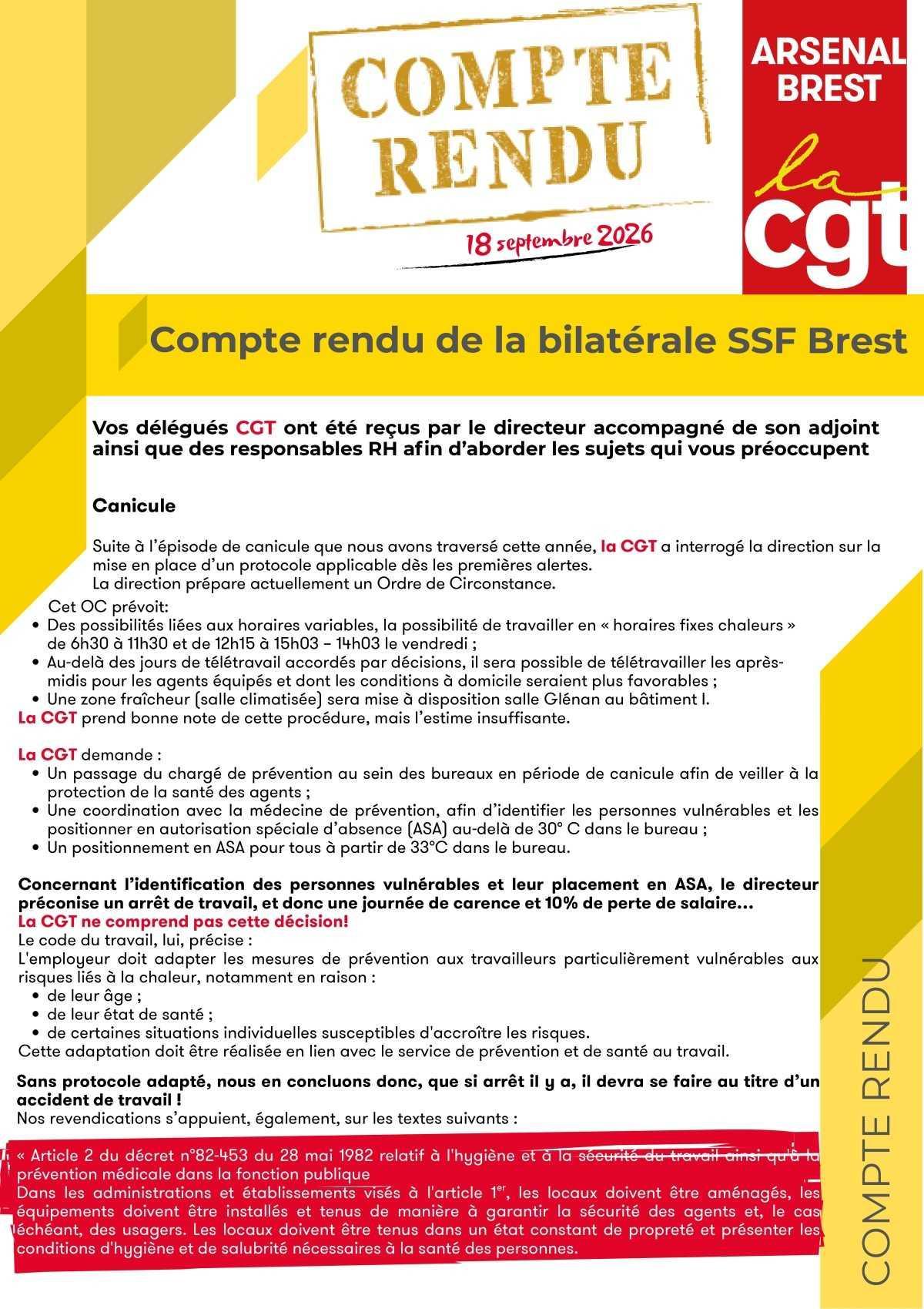 Bilatérale SSF Brest