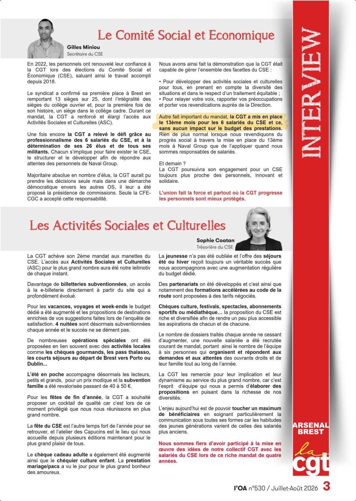 L'OA : Elections CSE Naval Group 2026
