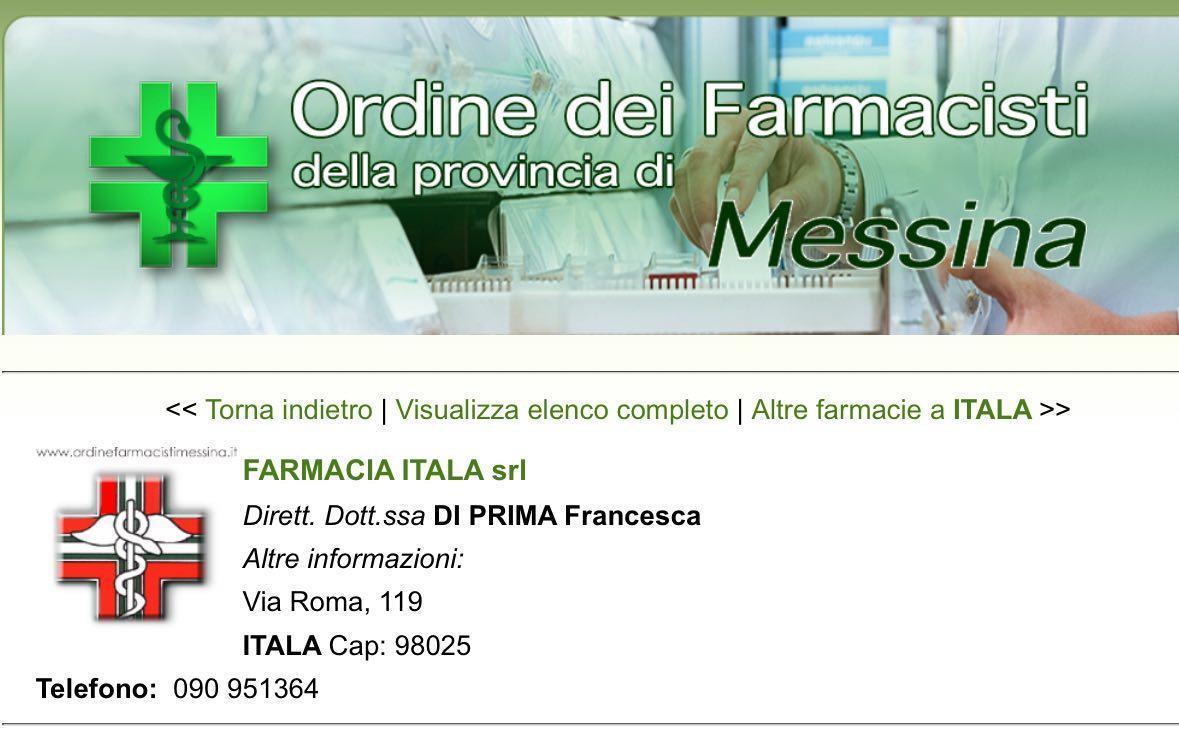 Farmacia Itala Dott.ssa Di Prima Francesca