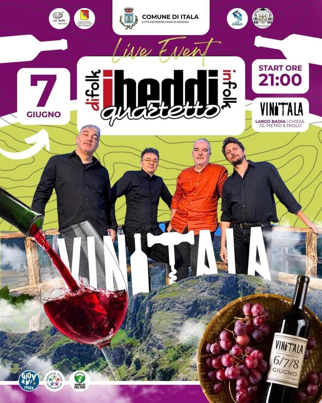 ibeddi quartetto - VINITALA Territorio e Tradizione 5ª edizione (inizio ore 21.00)