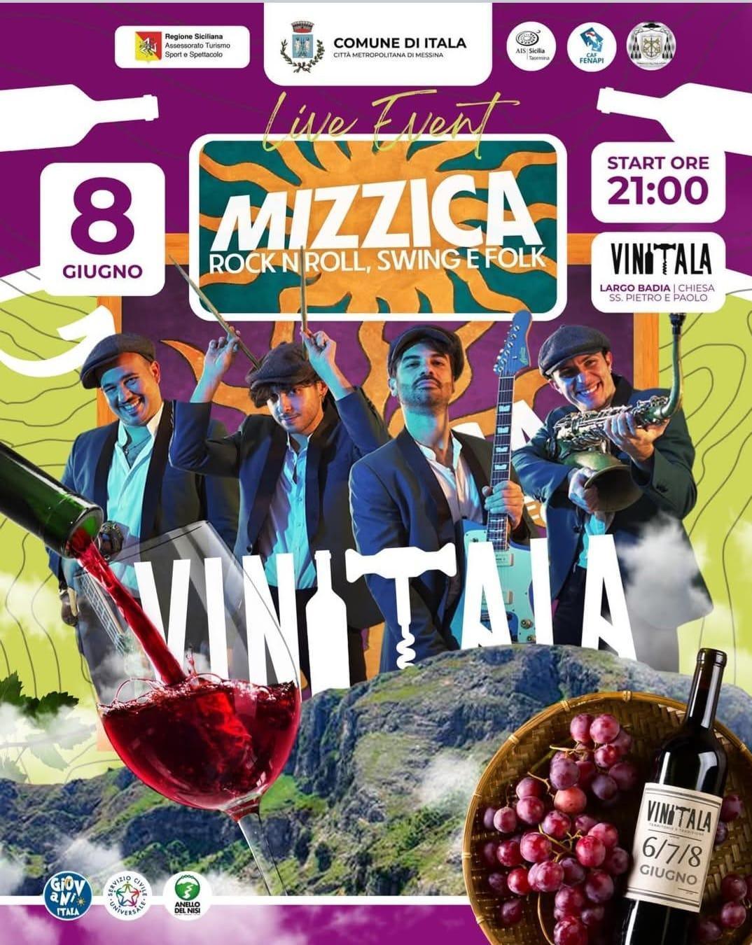 Mizzica Rock n'roll, swing e folk - VINITALA Territorio e Tradizione 5ª edizione (inizio ore 21.00)