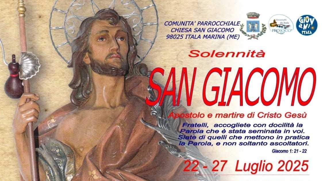 Solennità San Giacomo Apostolo e martire di Cristo Gesù
