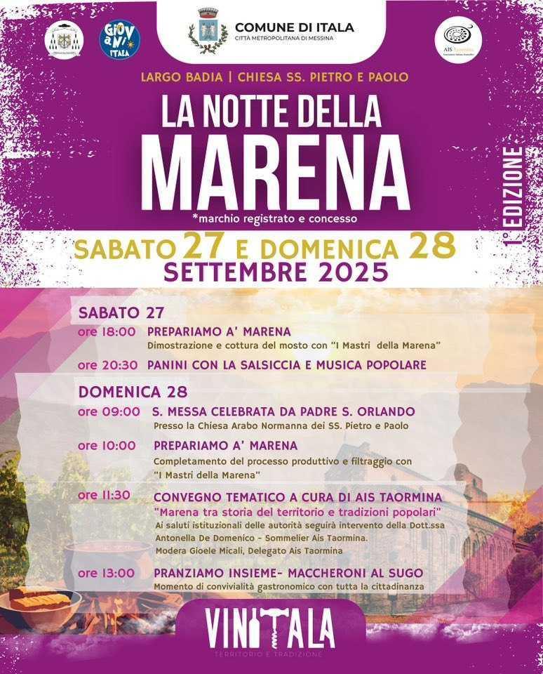 La Notte della Marena - Prepariamo A' Marena ( Inizio ore 10:00)